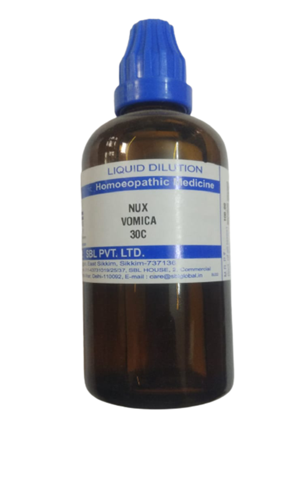 SBL Homeopathy Nux Vomica Dilution - 30 C