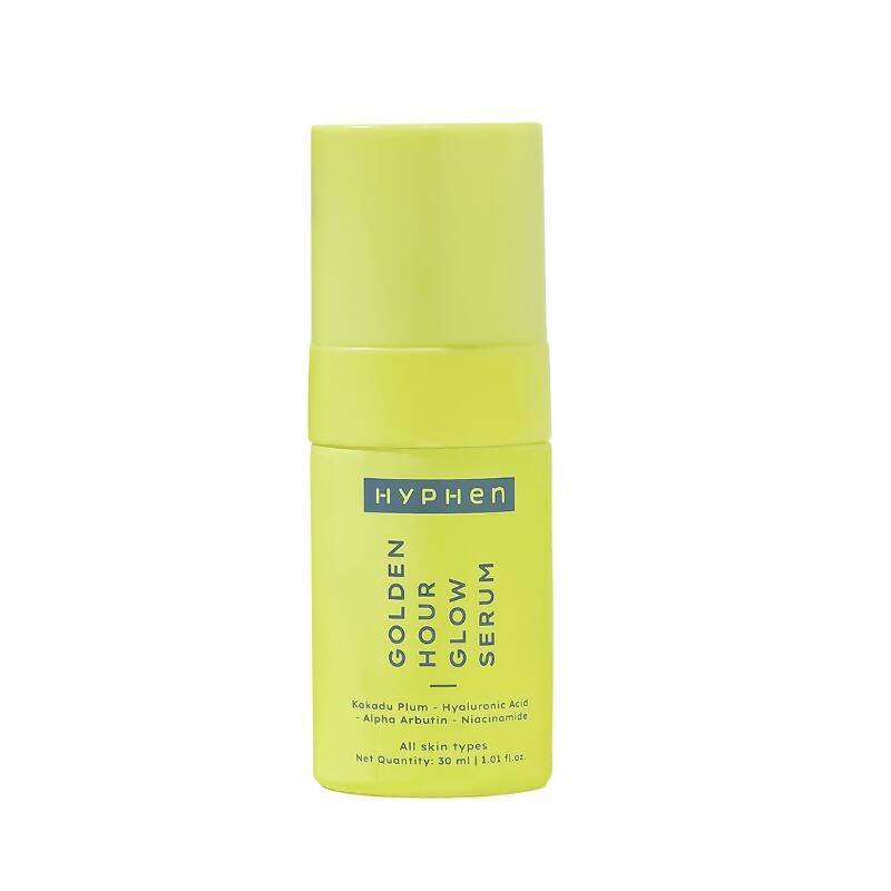 Hyphen By Kriti Sanon Golden Hour Glow Serum With Niacinamide, Alpha Arbutin, Hyaluronic Acid & Kakadu Plum, For Men & Women 