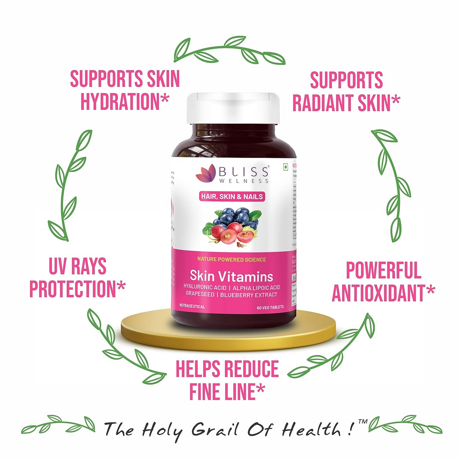 Bliss Welness Skin Multivitamin Tablets 