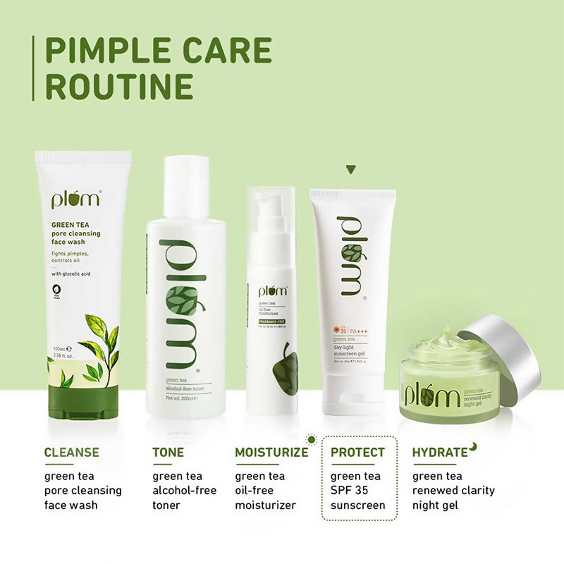 Plum Green Tea Day-Light Broad Spectrum Sunscreen Gel SPF 35 PA+++ UVA/B