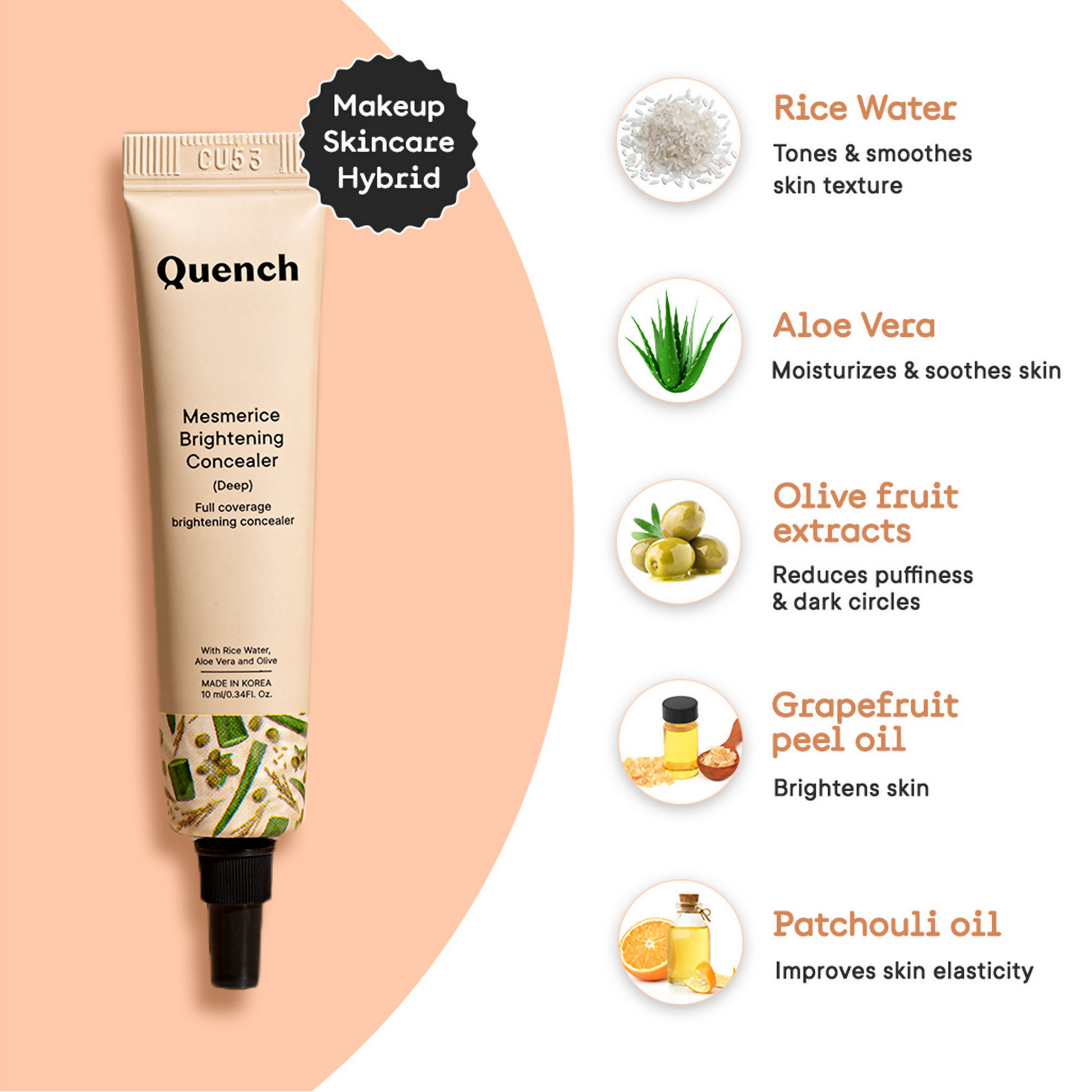 Quench Mesmerice Brightening Concealer - Light Medium 