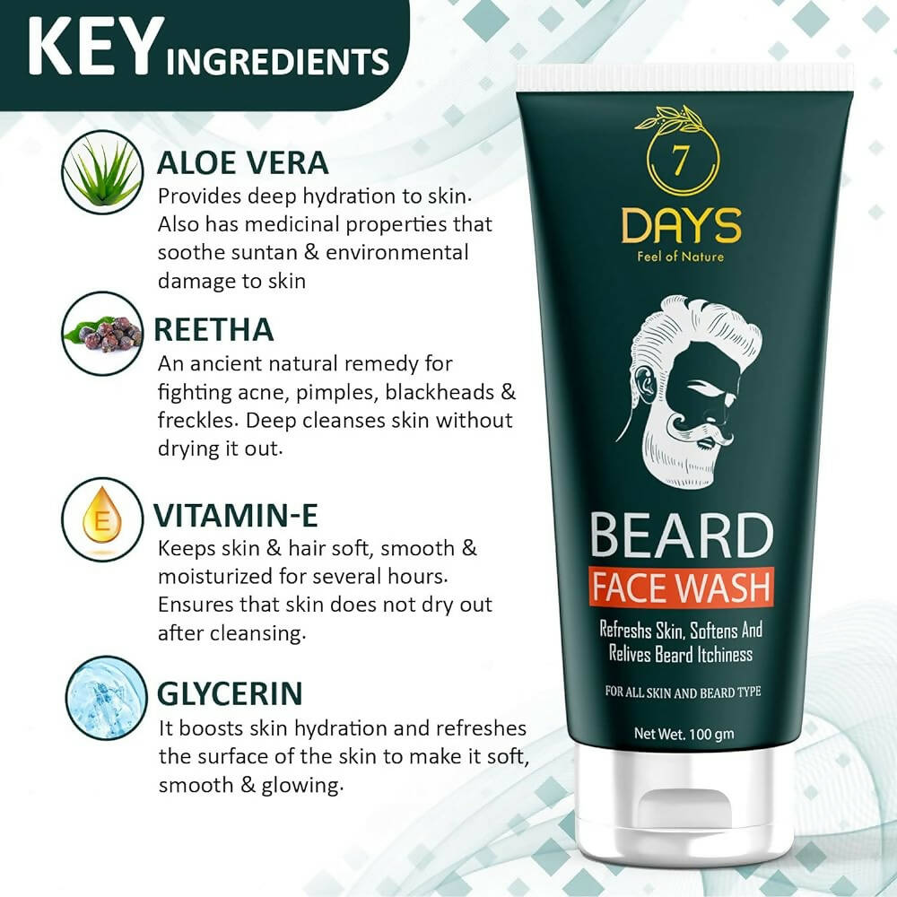 7 Days Beard Face Wash 