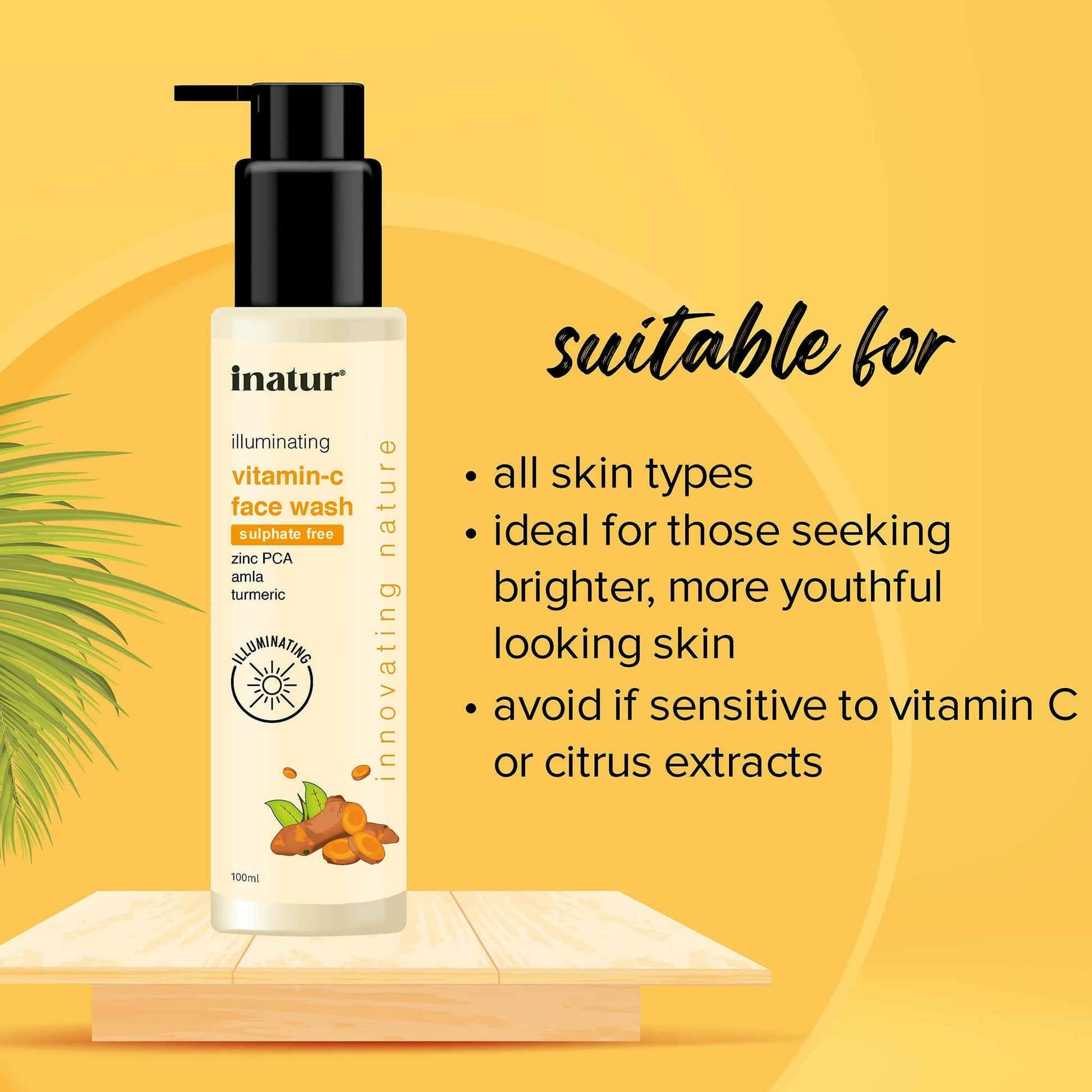 Inatur Vitamin C Face Wash 