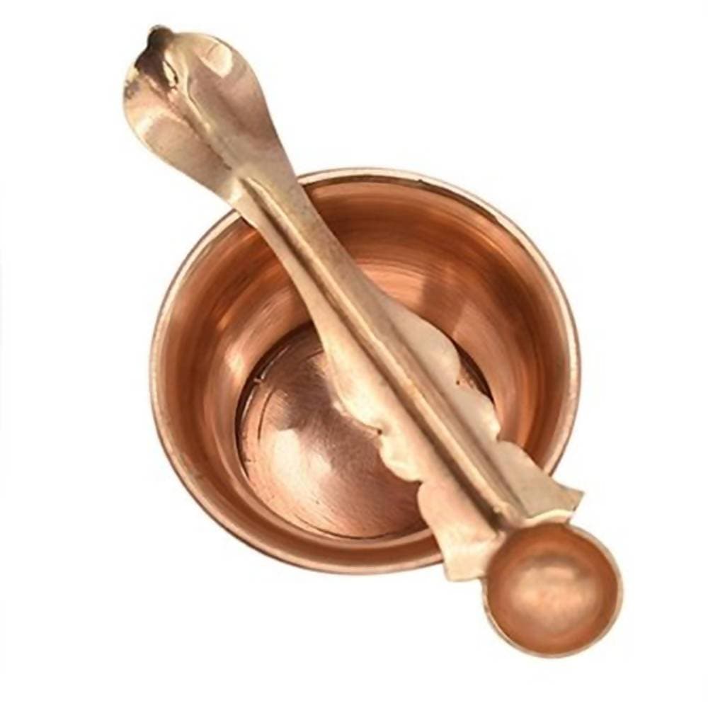 Puja N Pujari Pancha Patra with Spoon