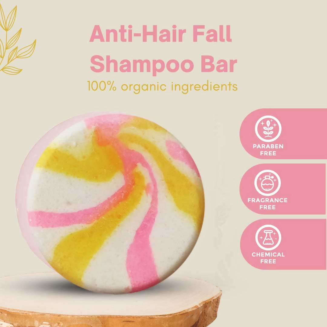 The Wellness Shop Anti Hairfall Shampoo Bar With Ginkgo Biloba And Shatavari  Grab2Buy The Wellness Shop Grab2Buy