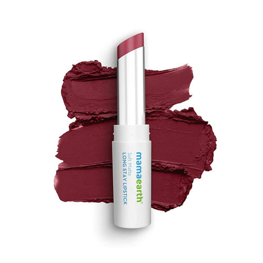 Mamaearth Soft Matte Long Stay Lipstick - Grape Wine - Limited Time Offer 