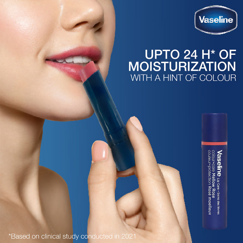 Vaseline Lip Care Colour + Care Tinted Lip Balm Stick - Mellow Rose  Grab2Buy Vaseline Grab2Buy