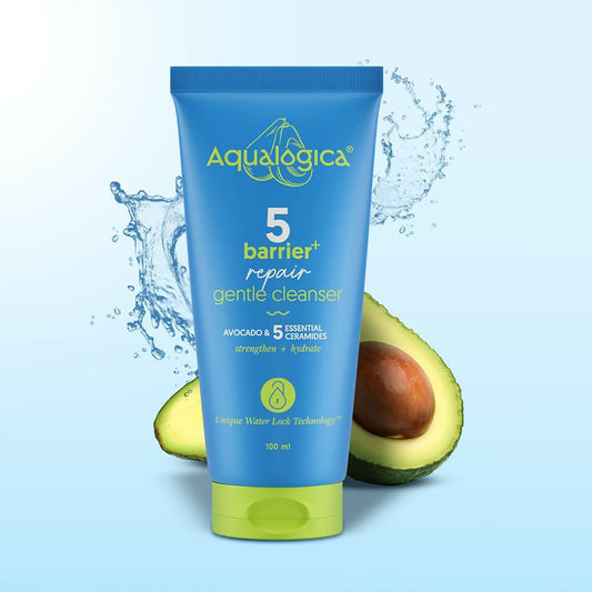 Aqualogica 5 Barrier+ Repair Gentle Cleanser with Avocado & 5 Essential Ceramides - Grab2buy