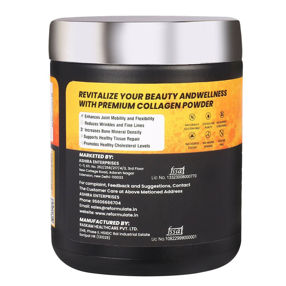 Reformulate Colla Gen Powder Peptides With Hadjod & Vitamin D3 I Joint Health I Boosts Muscle Strength I Beautifies Skin & Hair I Pine Apple