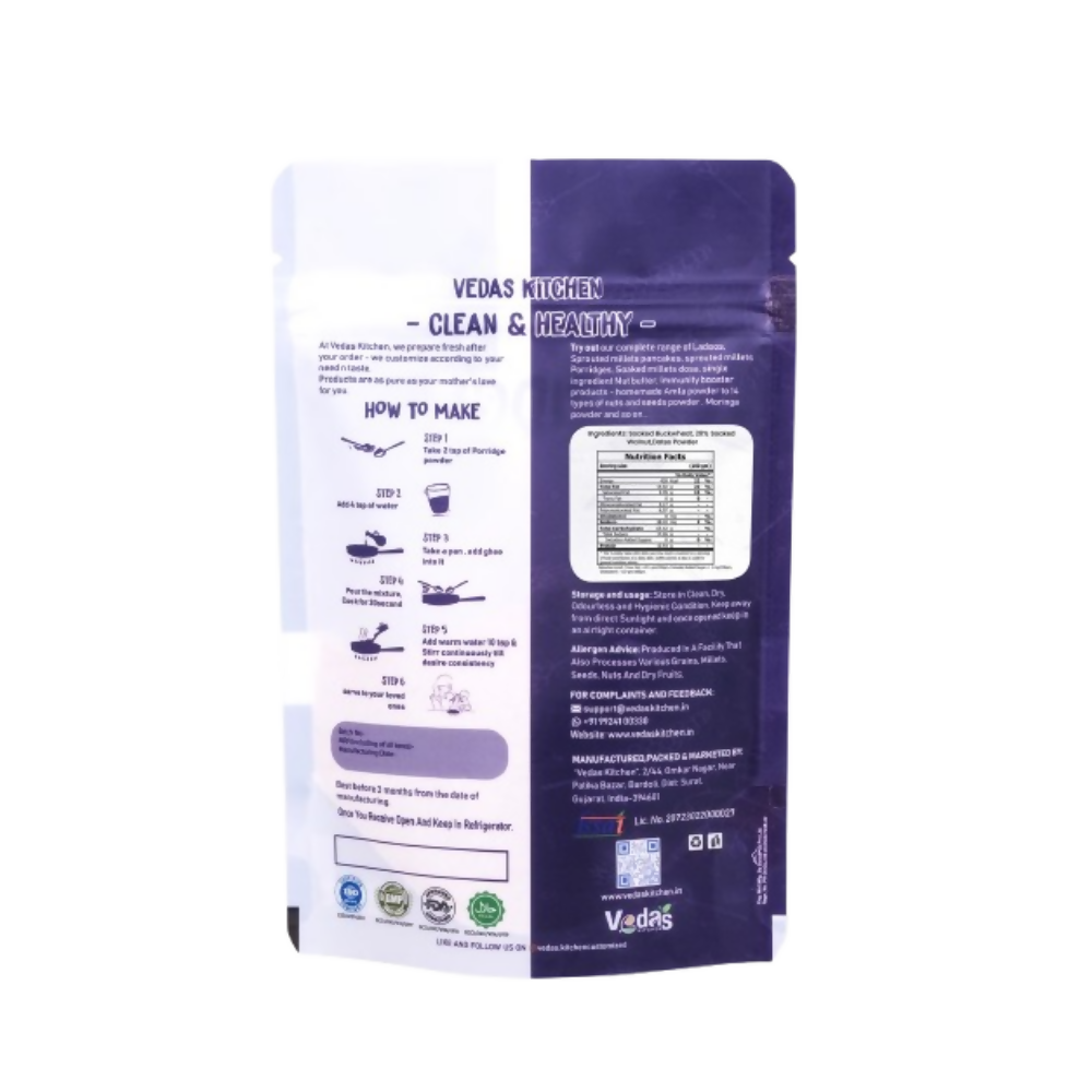 Vedas Kitchen Buckwheat Walnut Porridge  Grab2Buy Vedas Kitchen Grab2Buy