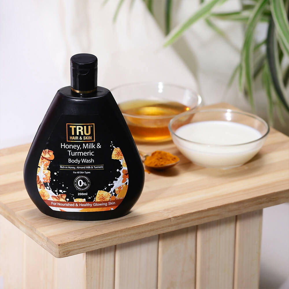 Tru Hair & Skin Honey, Milk & Turmeric Body Wash  Grab2Buy Tru Hair & Skin Grab2Buy