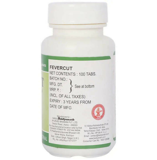 Baidyanath Jhansi Fevercut Tablets - Grab2buy