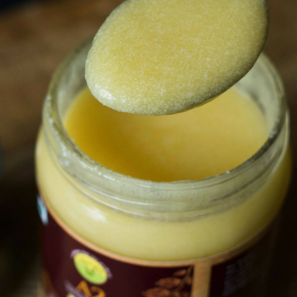 A2 Organics Desi Gir Cow A2 Bilona Ghee | Cultured Ghee | Vedic Bilona Method Ghee 