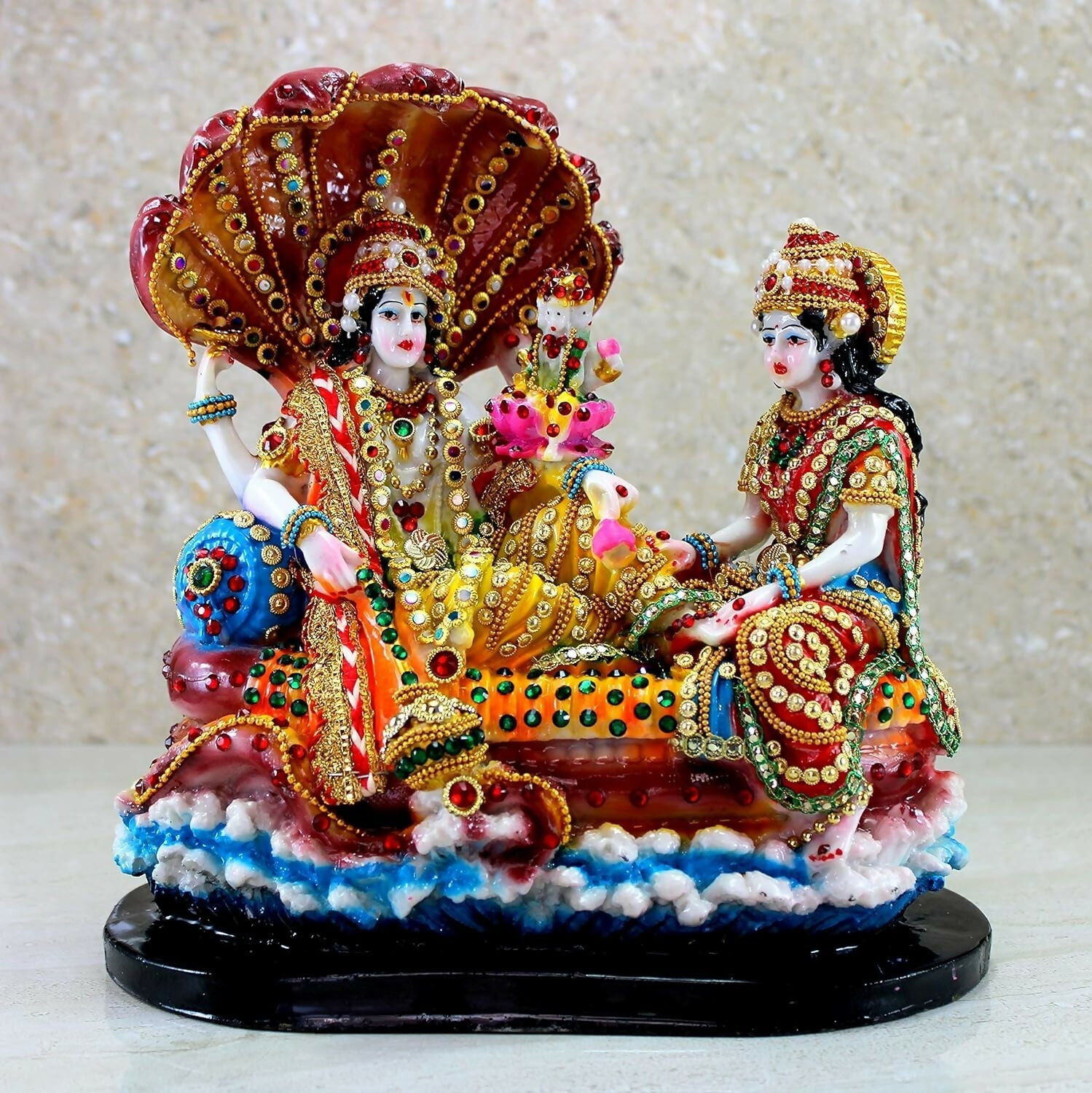 Esplanade - Vishnu With Laxmi In Ksheer Sagar Idol - Grab2buy