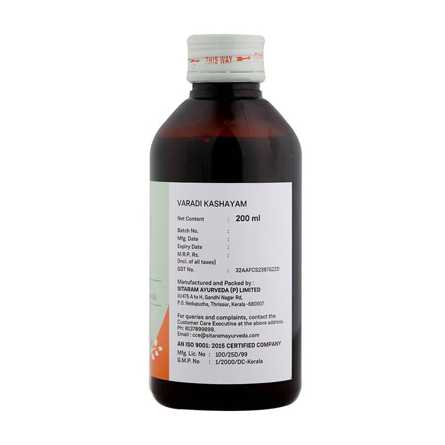 Sitaram Ayurveda Varadi Kashayam 