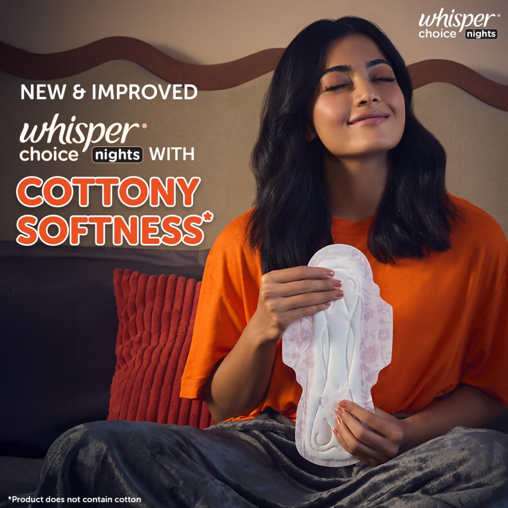 Whisper Ultra Overnight Sanitary Pad - XXL Plus  Grab2Buy Whisper Grab2Buy