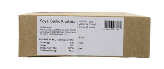 Home D'elite Soya Garlic Khakhra - Grab2buy