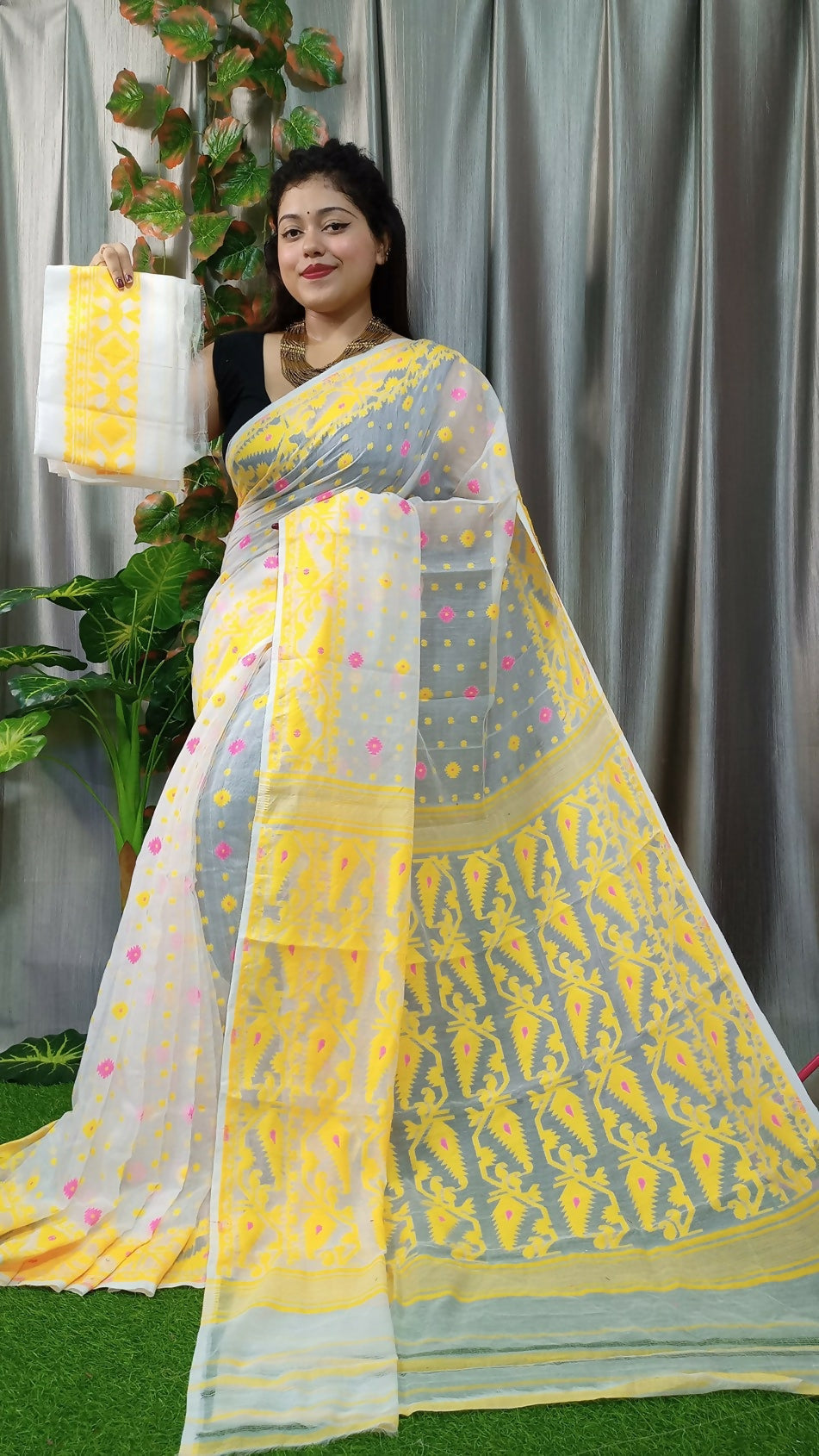 Exclusive Collection Off White Beautiful Jamdani Collection Grab2Buy 