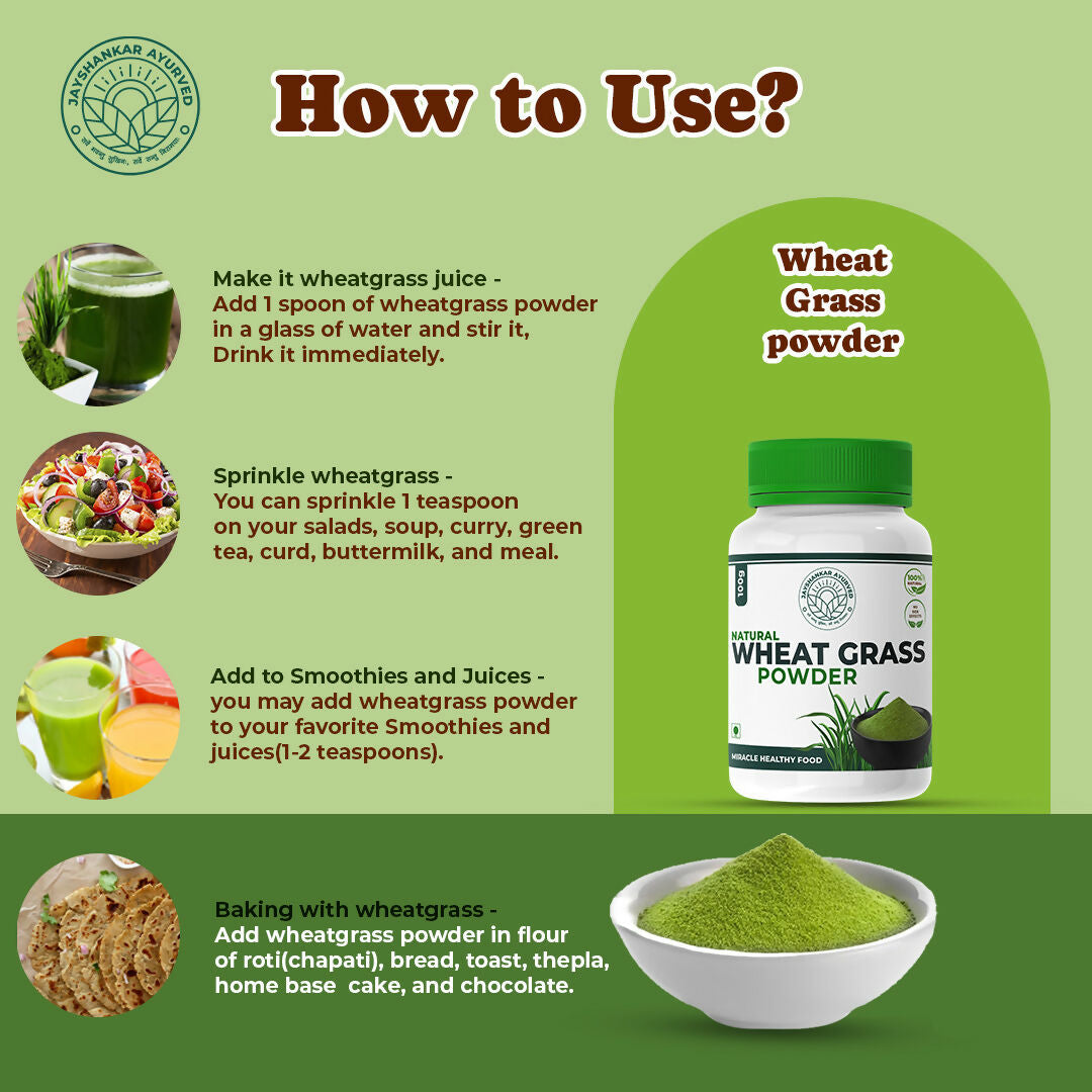 Jayshankar Ayurved Wheat Grass Powder 