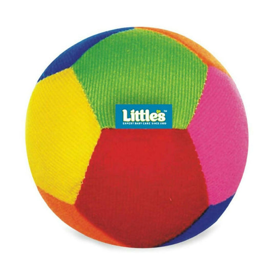 Little's Soft Plush Baby Ball With Rattle Sound Multicolor - Grab2buy