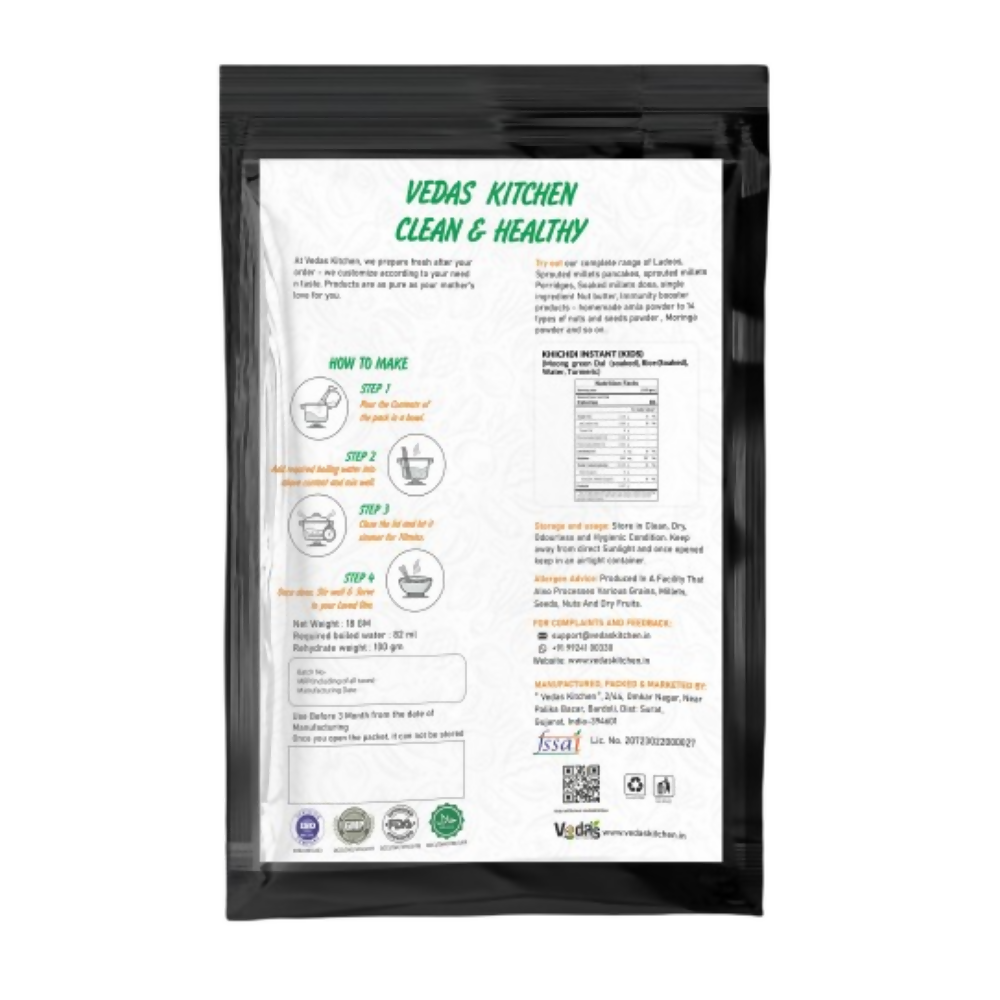 Vedas Kitchen Khichdi Instant (Kids)  Grab2Buy Vedas Kitchen Grab2Buy