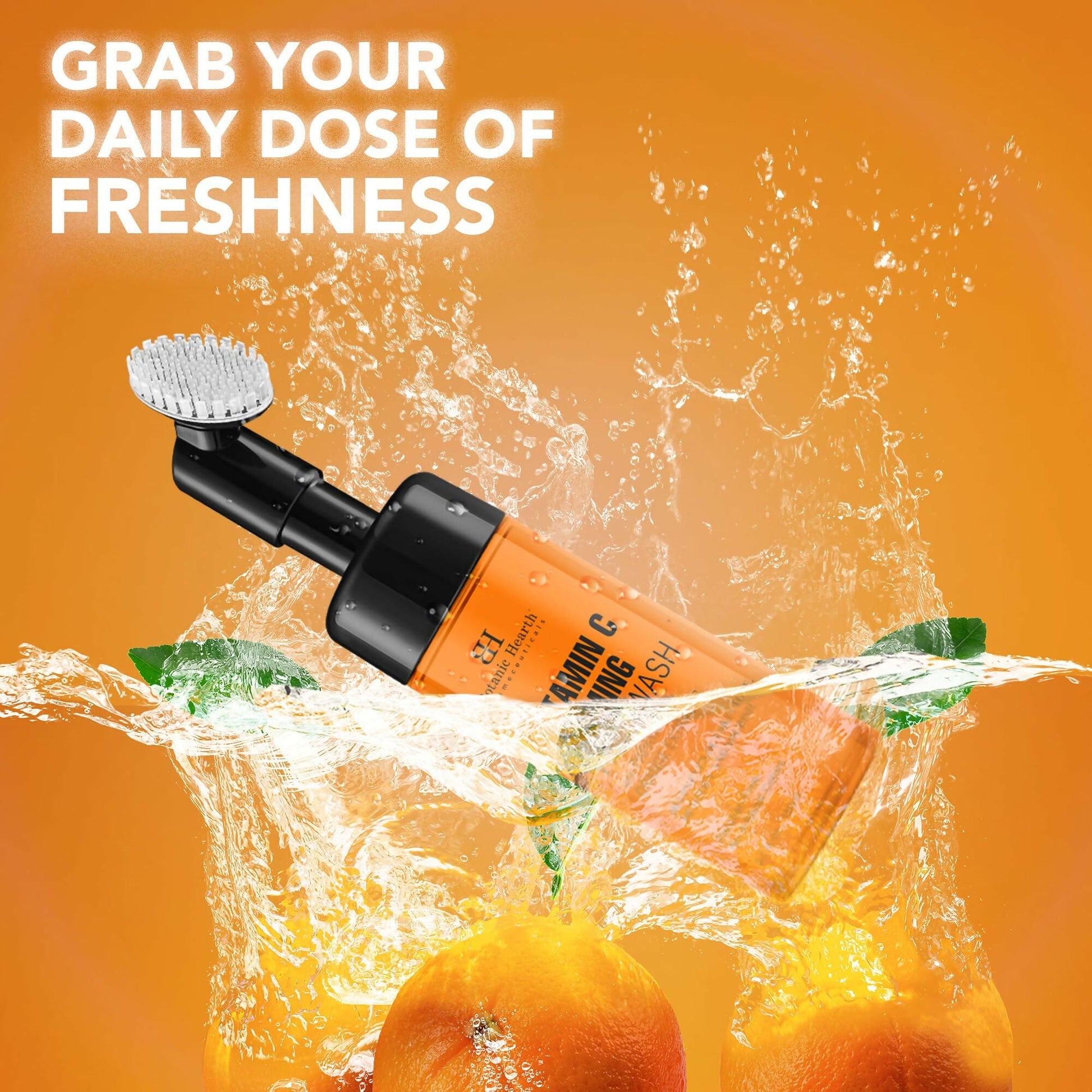 Botanic Hearth Brightening Vitamin C Foaming Face Wash with Papaya & Orange Extracts