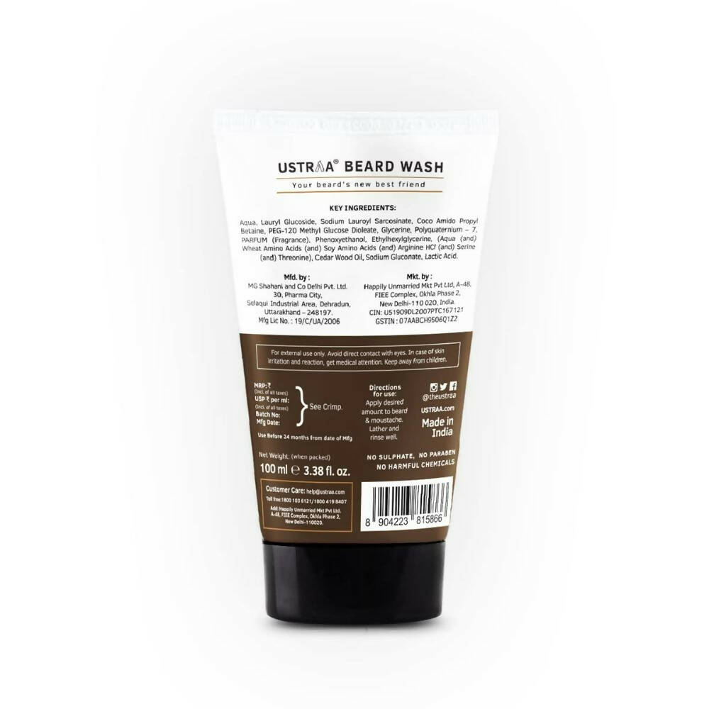 Ustraa Beard Wash (Woody) 