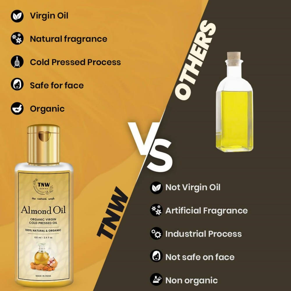 The Natural Wash organic Virgin Almond Oil  Grab2Buy The Natural Wash Grab2Buy