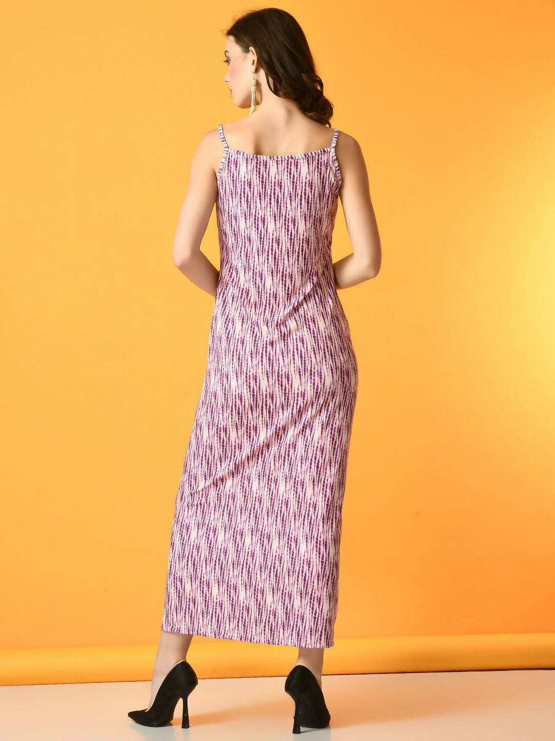 Myshka Women's Multi Printed Party Dress