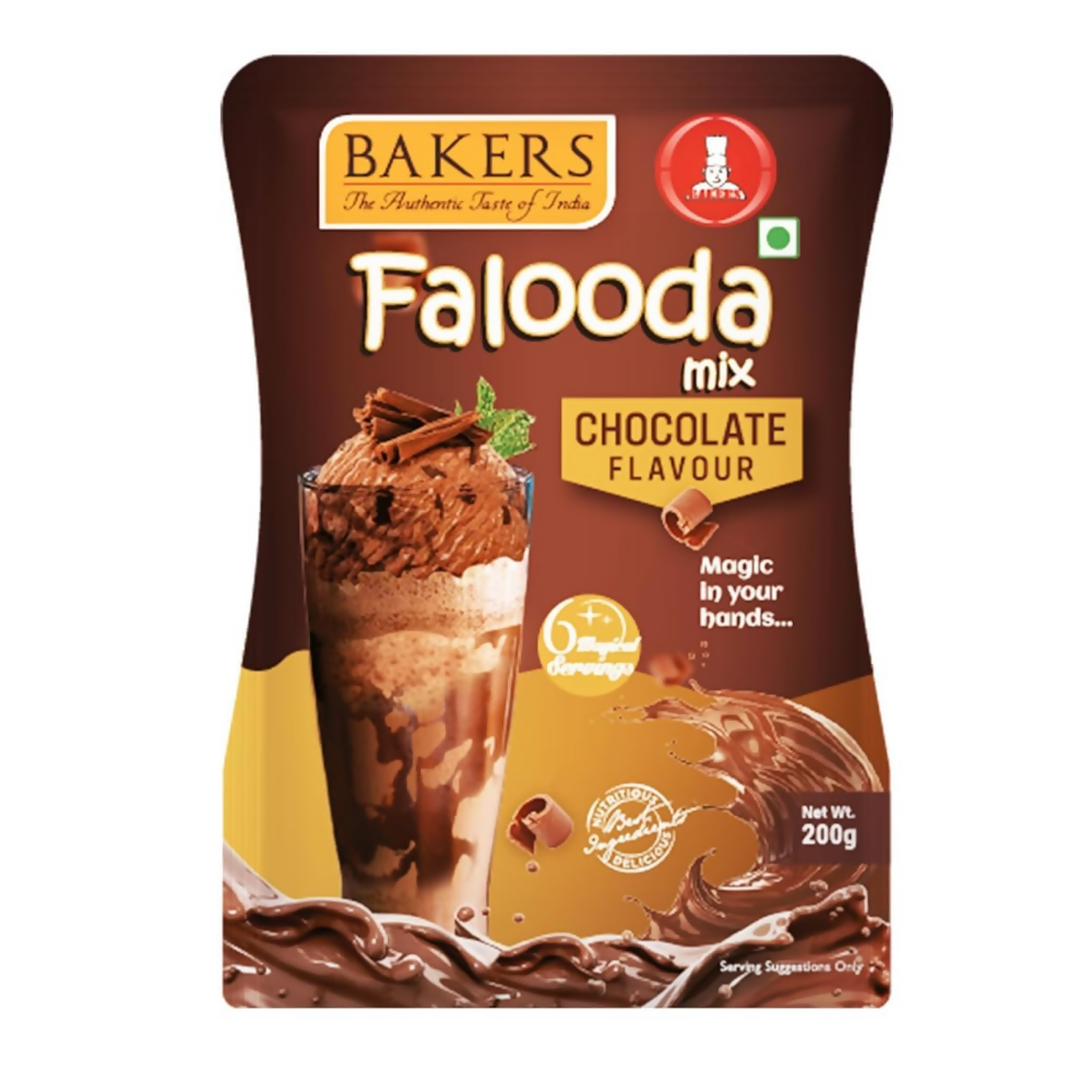 BAKERS Falooda Mix Powder - Chocolate, Butterscotch and Strawberry