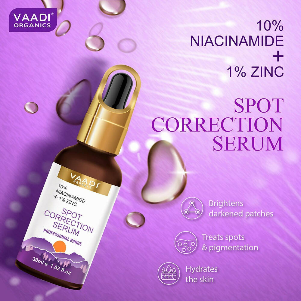 Vaadi Herbals Spot Correction Serum With 10 % Niacinamide & 1% Zinc  Grab2Buy Vaadi Herbals Grab2Buy