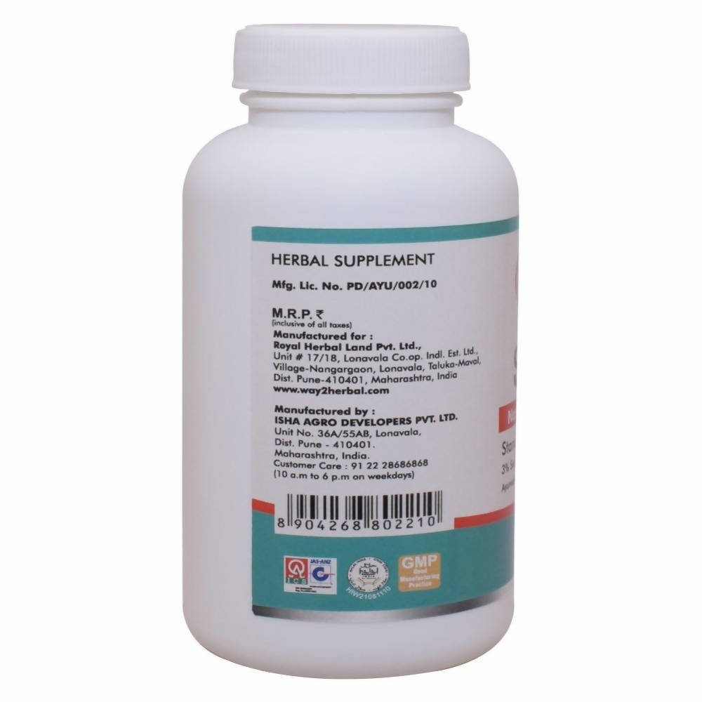Way2herbal Senna Tablets – Ayurvedic Natural Laxative & Digestive Support 