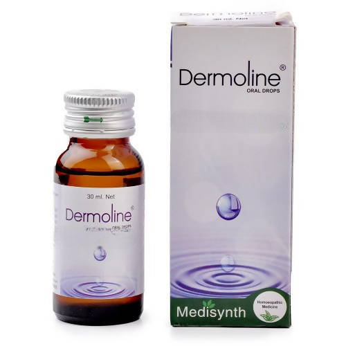 Medisynth Dermoline Drops – Homeopathic Skin Disorders & Blood Purification Wellness Remedy 