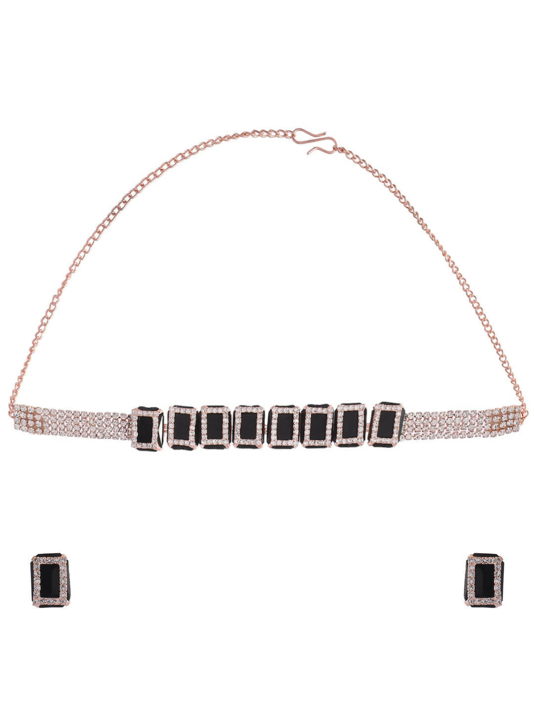VOJ Women Gold Color stainless steel Jewellery Set  Grab2Buy VOJ Grab2Buy