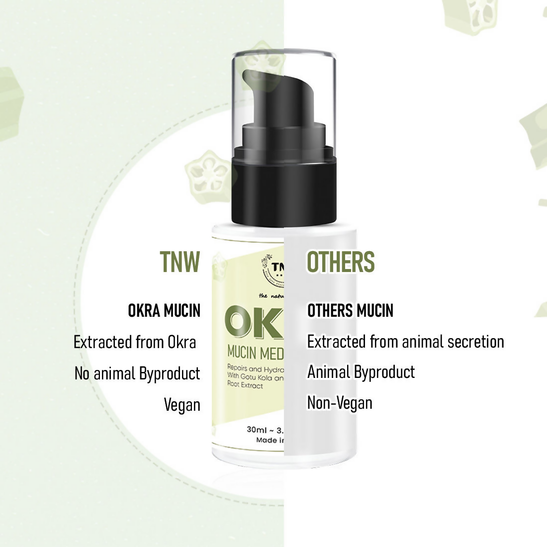 The Natural Wash Okra Mucin Serum For Long-Lasting Long-Lasting Moisturized Skin  Grab2Buy The Natural Wash Grab2Buy