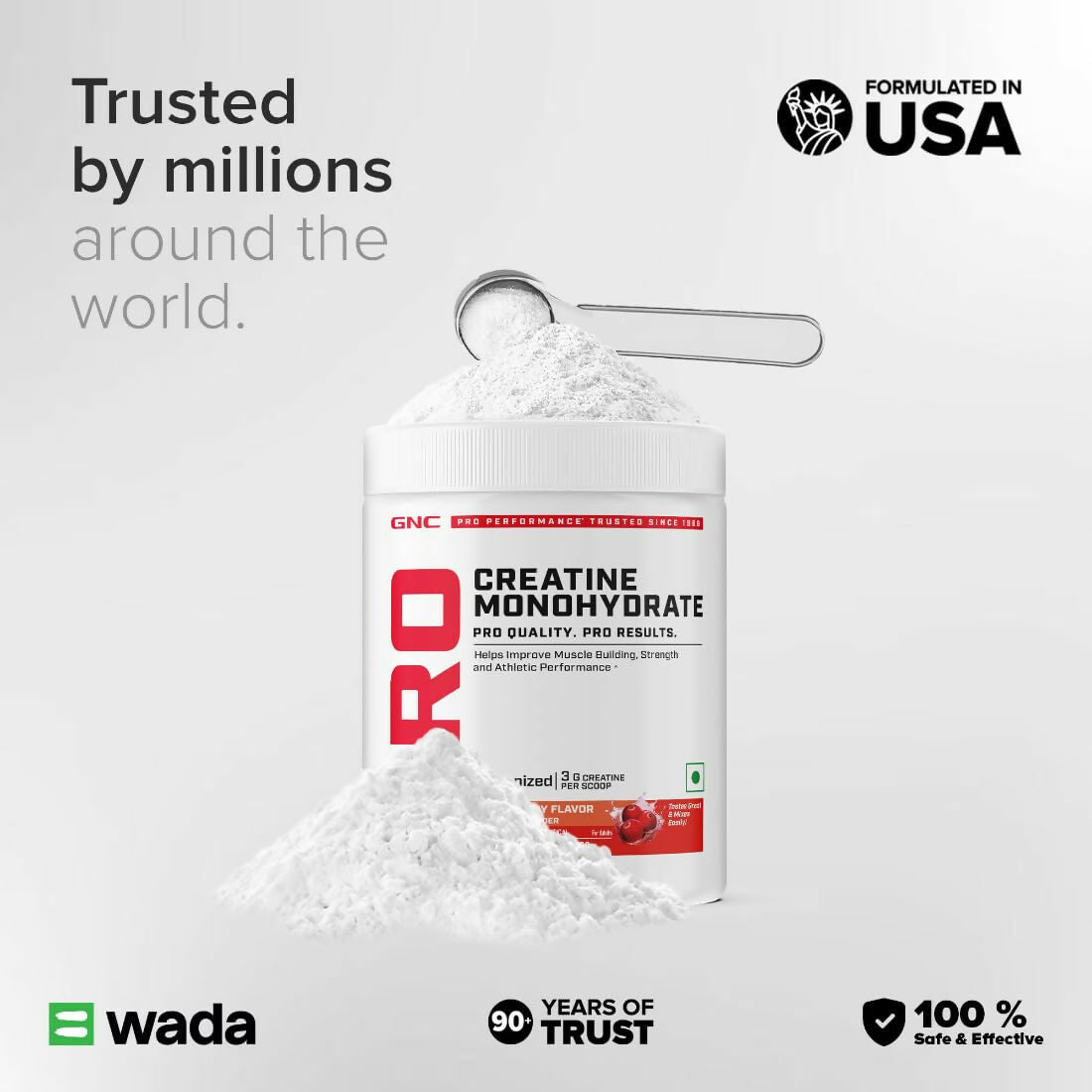 GNC Pro Performance Creatine Monohydrate Cranberry 