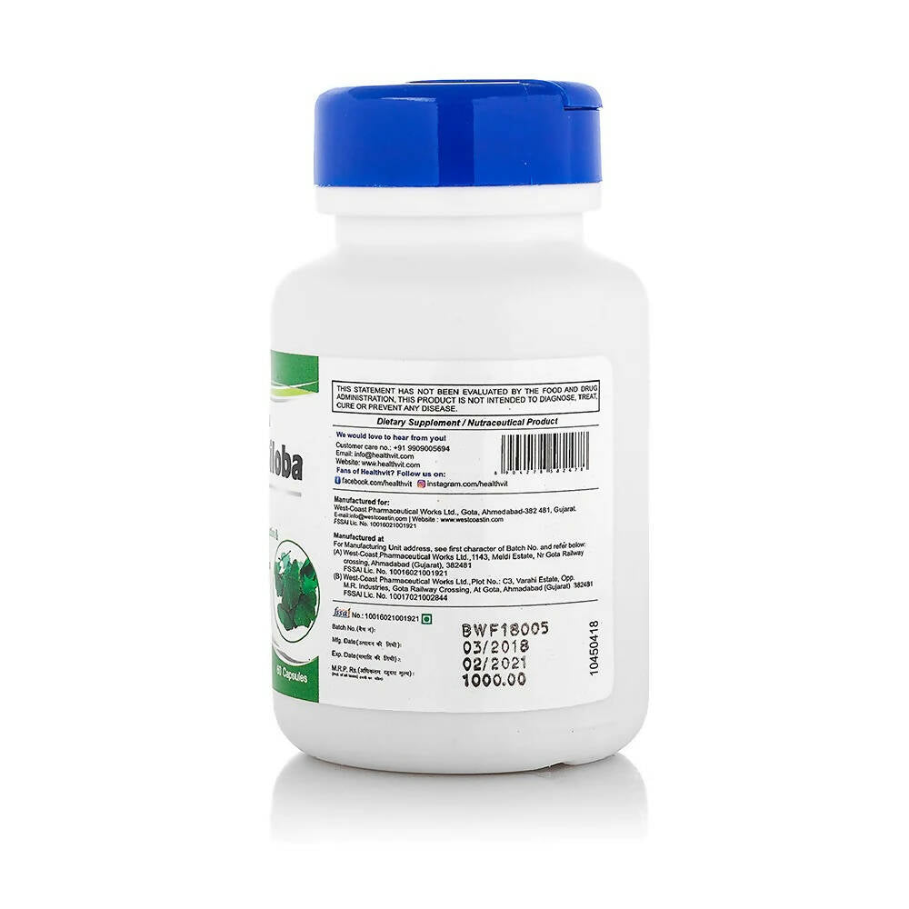 Healthvit Ginkgo Biloba Capsule - Grab2buy