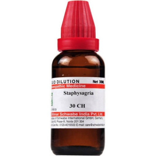 Dr. Willmar Schwabe India Staphysagria Dilution 30ch