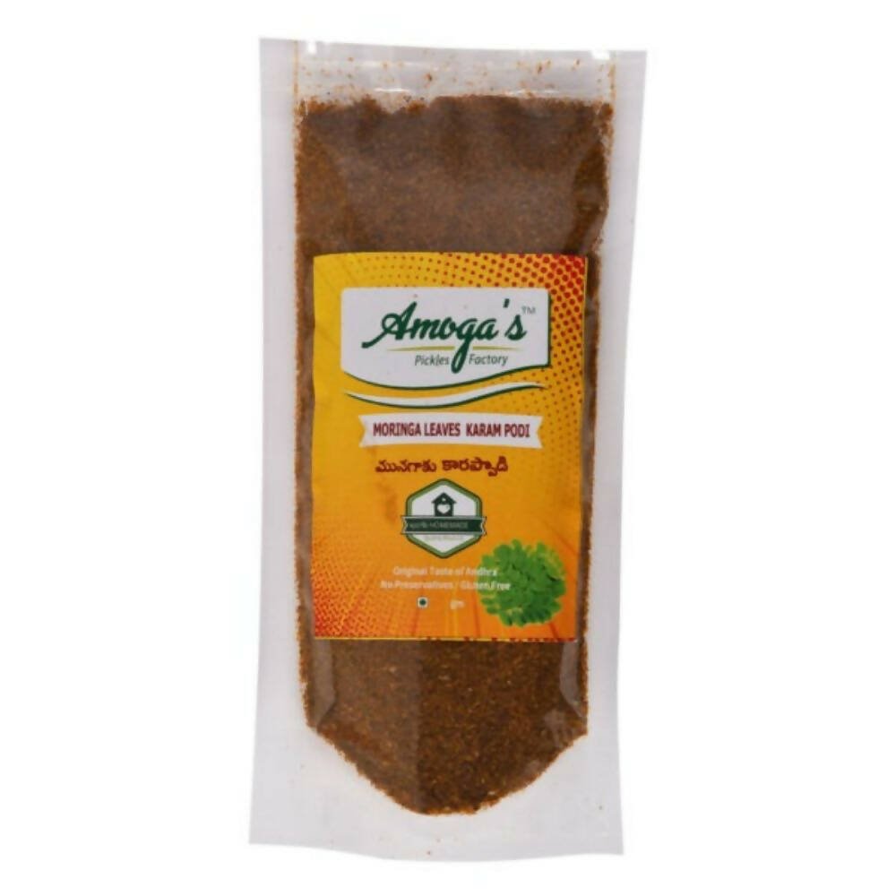Amoga's Pickles Factory Moringa Leaves Karam Podi - Grab2buy