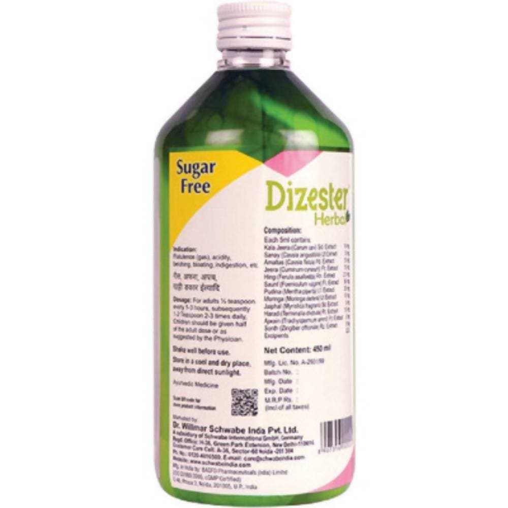 Dr. Willmar Schwabe India Dizester Herbal Digestive Tonic (Sugar-Free) 