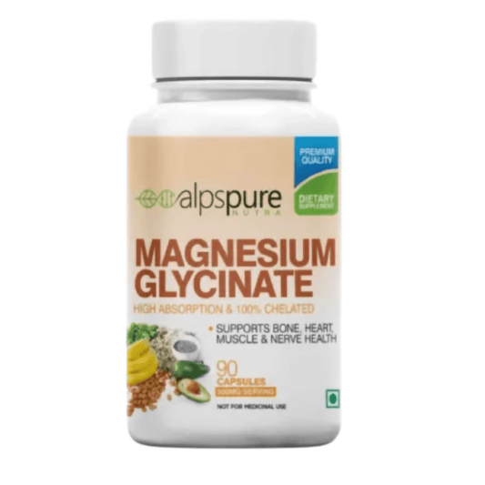 Alpspure Nutra Magnesium Glycinate Capsules - Grab2buy