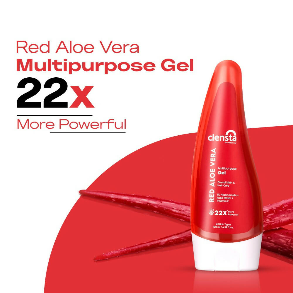 Clensta Red Aloe Vera Multipurpose Gel 