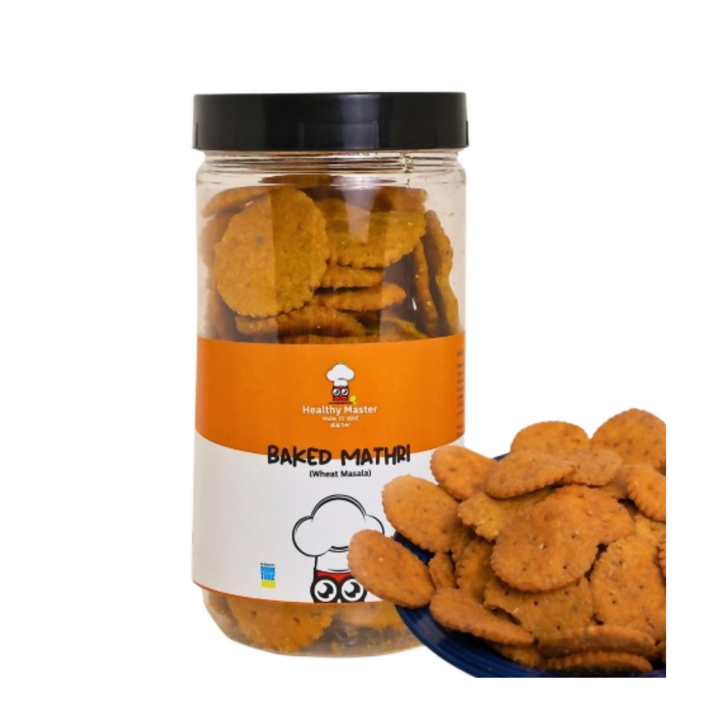 Healthy Master Baked Wheat Masala Mathri Diabetic Friendly Snacks 