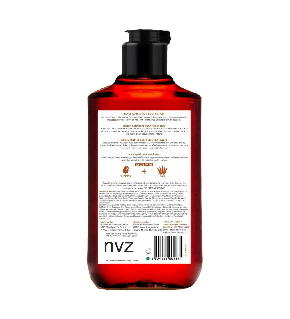 The Love Co. Luxury Black Rose & Oudh Body Lotion  Grab2Buy The Love Co. Grab2Buy