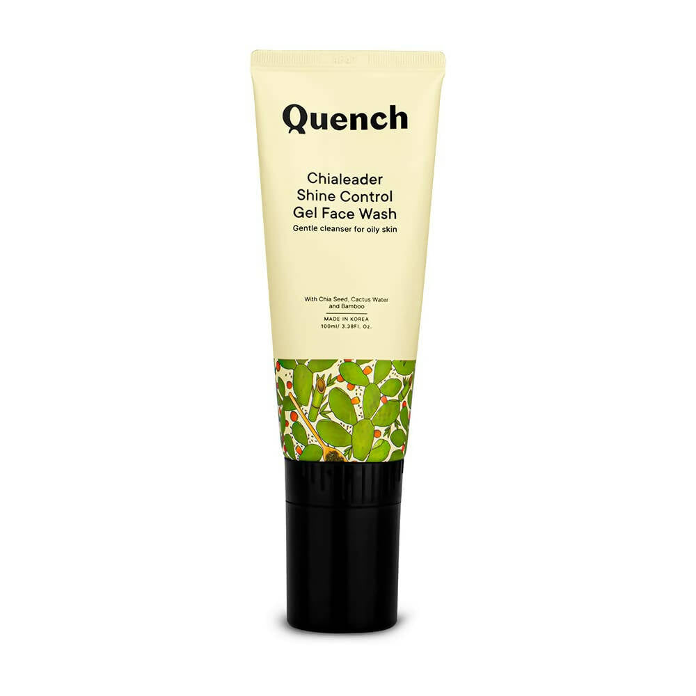 Quench Botanics Chialeader Shine Control Gel Korean Face Wash For Oily Skin 