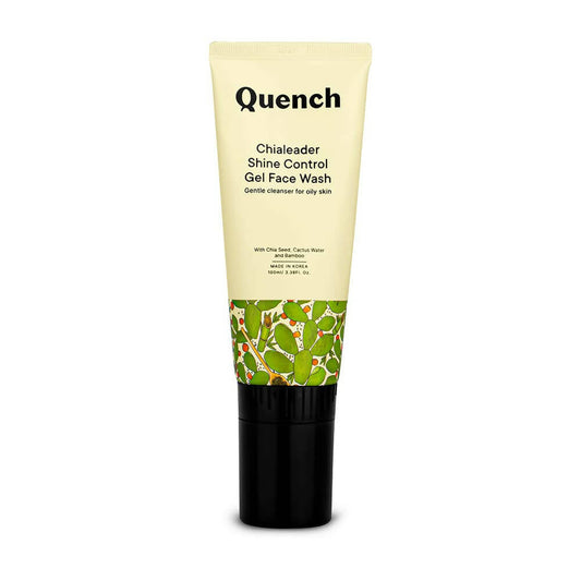 Quench Botanics Chialeader Shine Control Gel Korean Face Wash For Oily Skin 