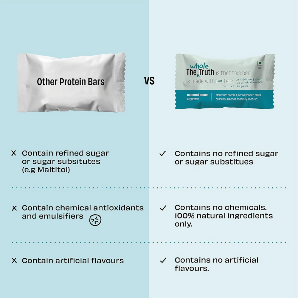 The Whole Truth Protein Bars - Coconut Cocoa  Grab2Buy The Whole Truth Grab2Buy