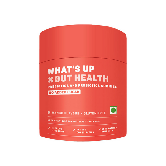 What's Up Wellness Gut Health Prebiotic & Probiotic Gummies - Mango Flavor 