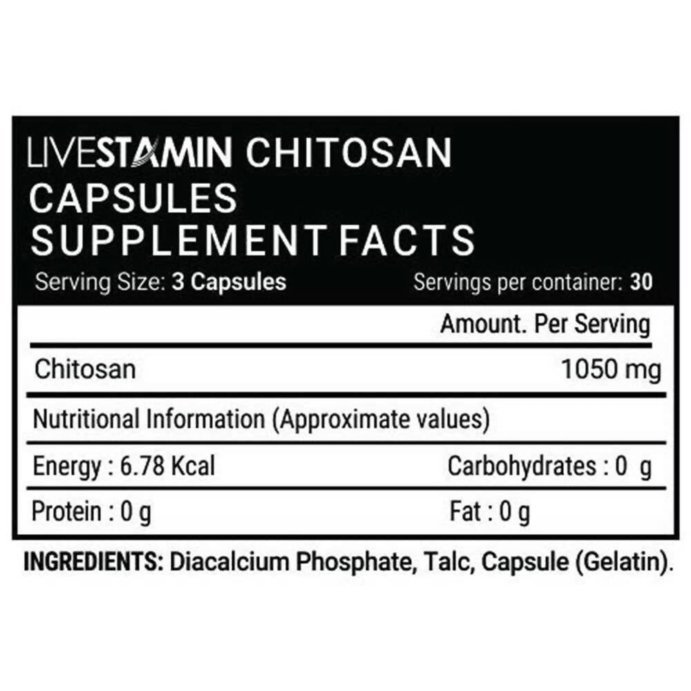 Livestamin Chitosan Capsules - Grab2buy