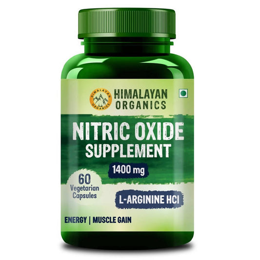 Himalayan Organics Nitric Oxide Supplement 1400 mg Tablets 